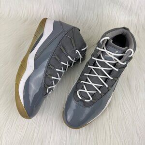Mens Jordan Prime Flight Premium Cool Grey White Wolf Supreme 648723-003 Size 11